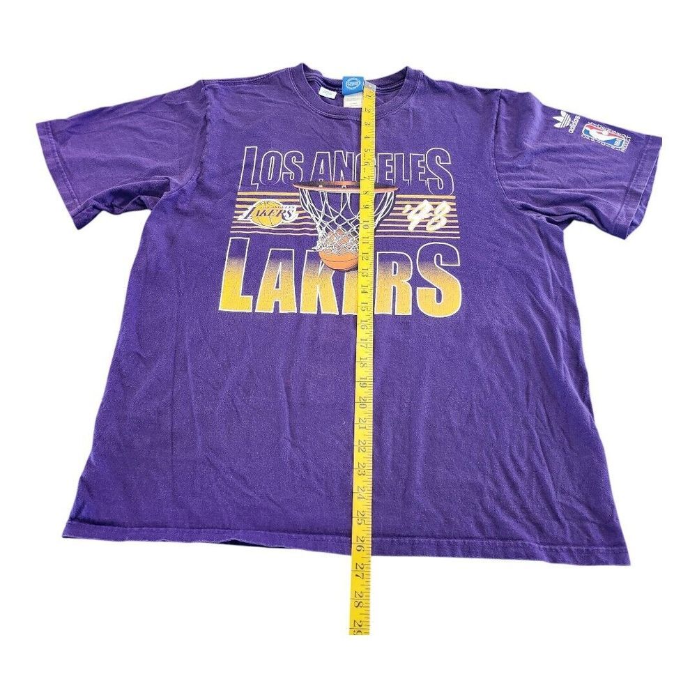 Los Angeles Lakers NBA Kobe Purple Tee Shirt Size Large Adidas Cotton 2013 - Picture 8 of 11